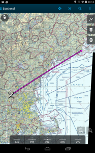 Flight plan from NH16 to Owls Head Maine