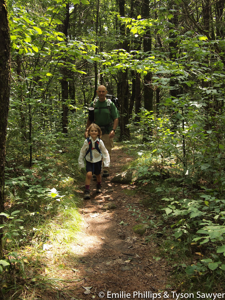 hiking up Old Halfway House trail – A Family Adventure